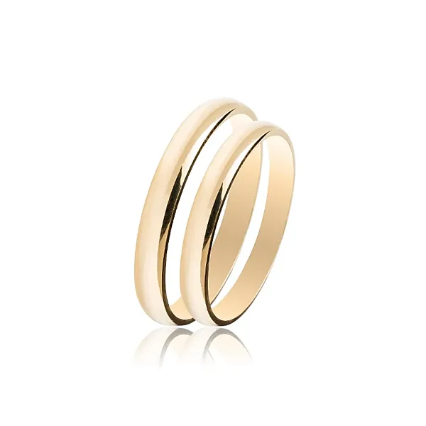 Κλασικές Χρυσές Βέρες Γάμου Κ9 SL03