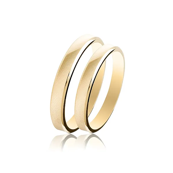 Χρυσές Βέρες Γάμου Κ9 SL07