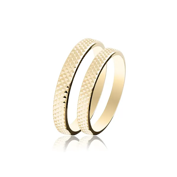 Χρυσές Βέρες Γάμου Κ9 SL08