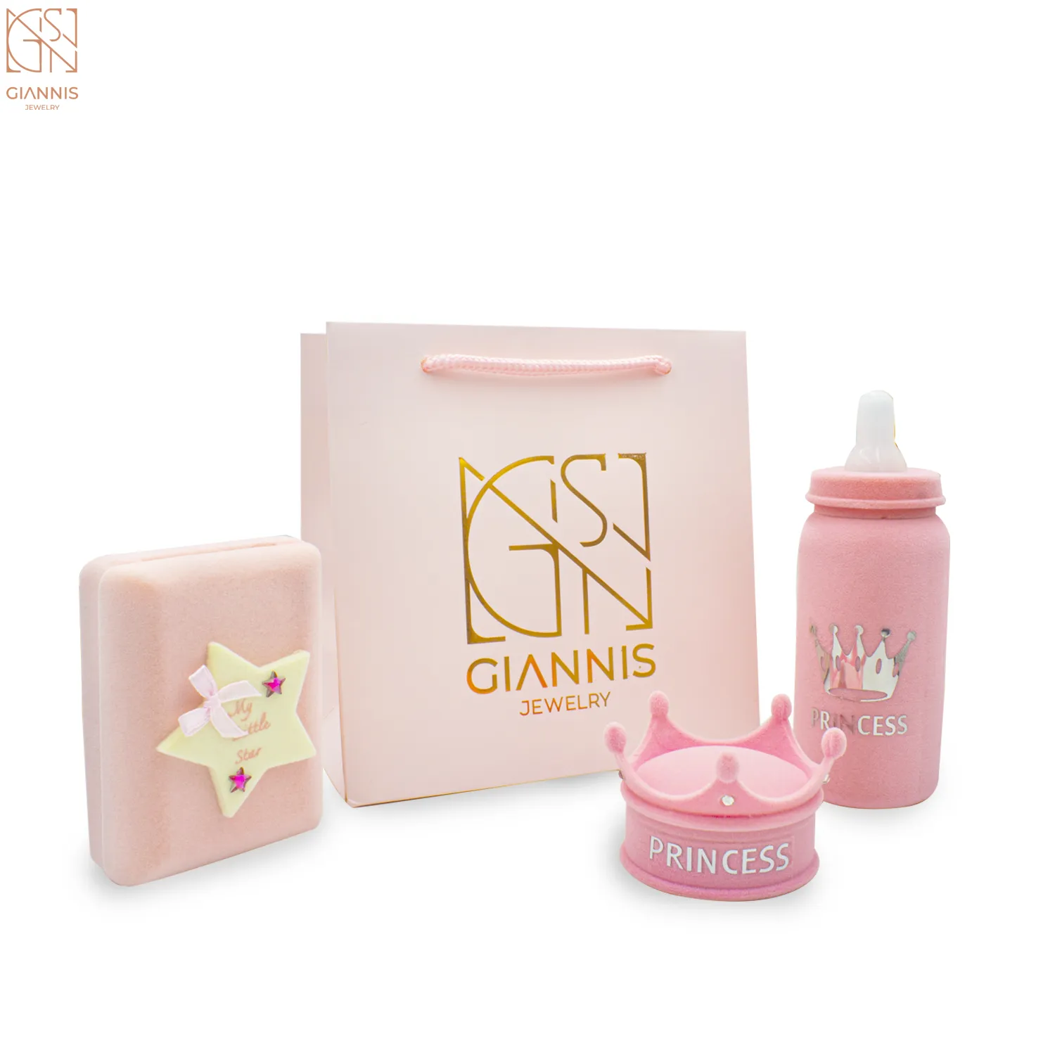 Χρυσός Δίχρωμος Βαπτιστικός Σταυρός Κ9 με Σατινέ και Λουστρέ Φινίρισμα CS-14