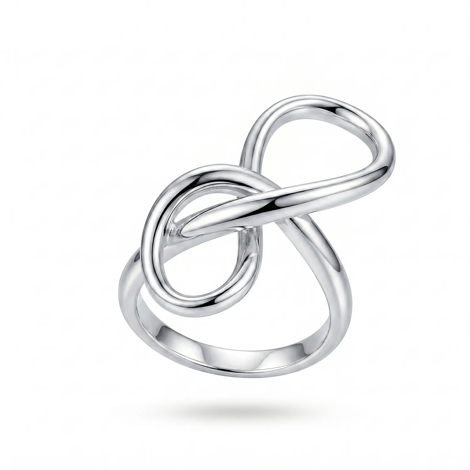 Δαχτυλίδι Stainless Steel "Infinity Knot" με Minimal Σχέδιο ST-0116