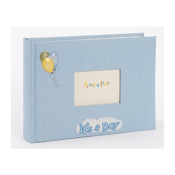 Παιδικό Άλμπουμ Φωτογραφιών "Balloons & It's a Boy" Γαλάζιο 15X20 εκ. MA-A348-C